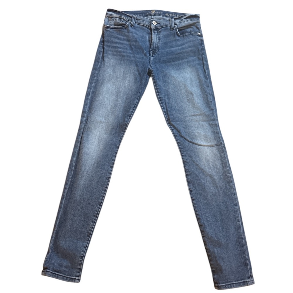 7 For All Mankind Light Wash Women’s Skinny Jeans
